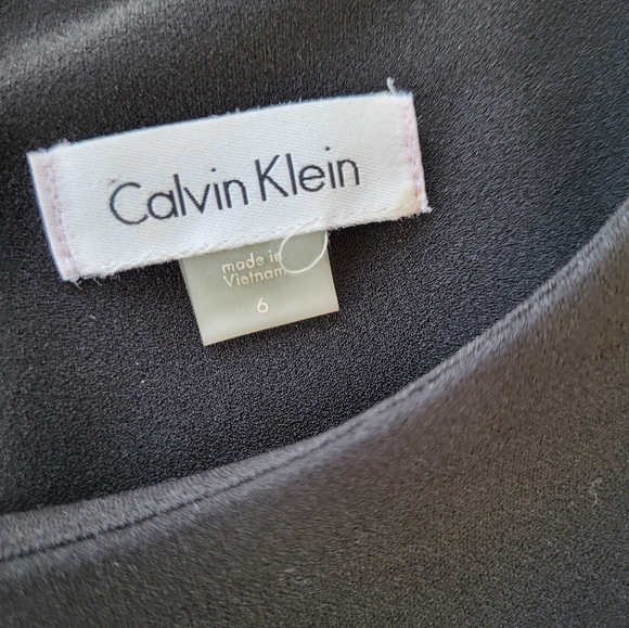 Calvin Klein Black Dress with bows - Size 6 - Picture 4 of 5